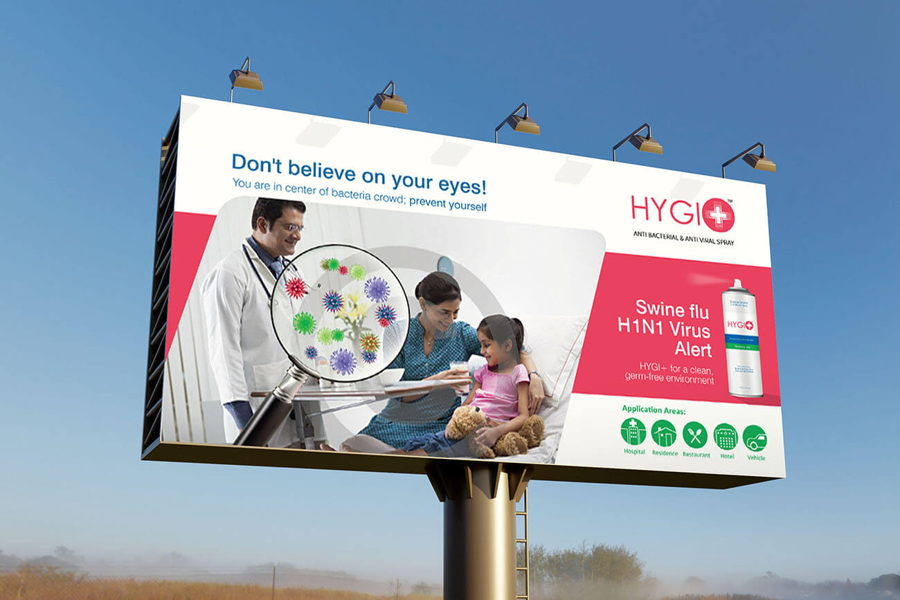 Billboard Design For Personal Hygiene Product