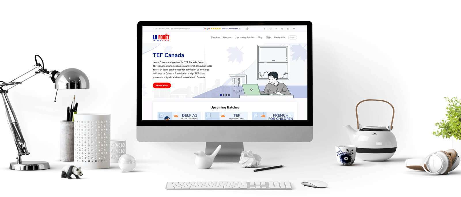 Ecommerce website for online education