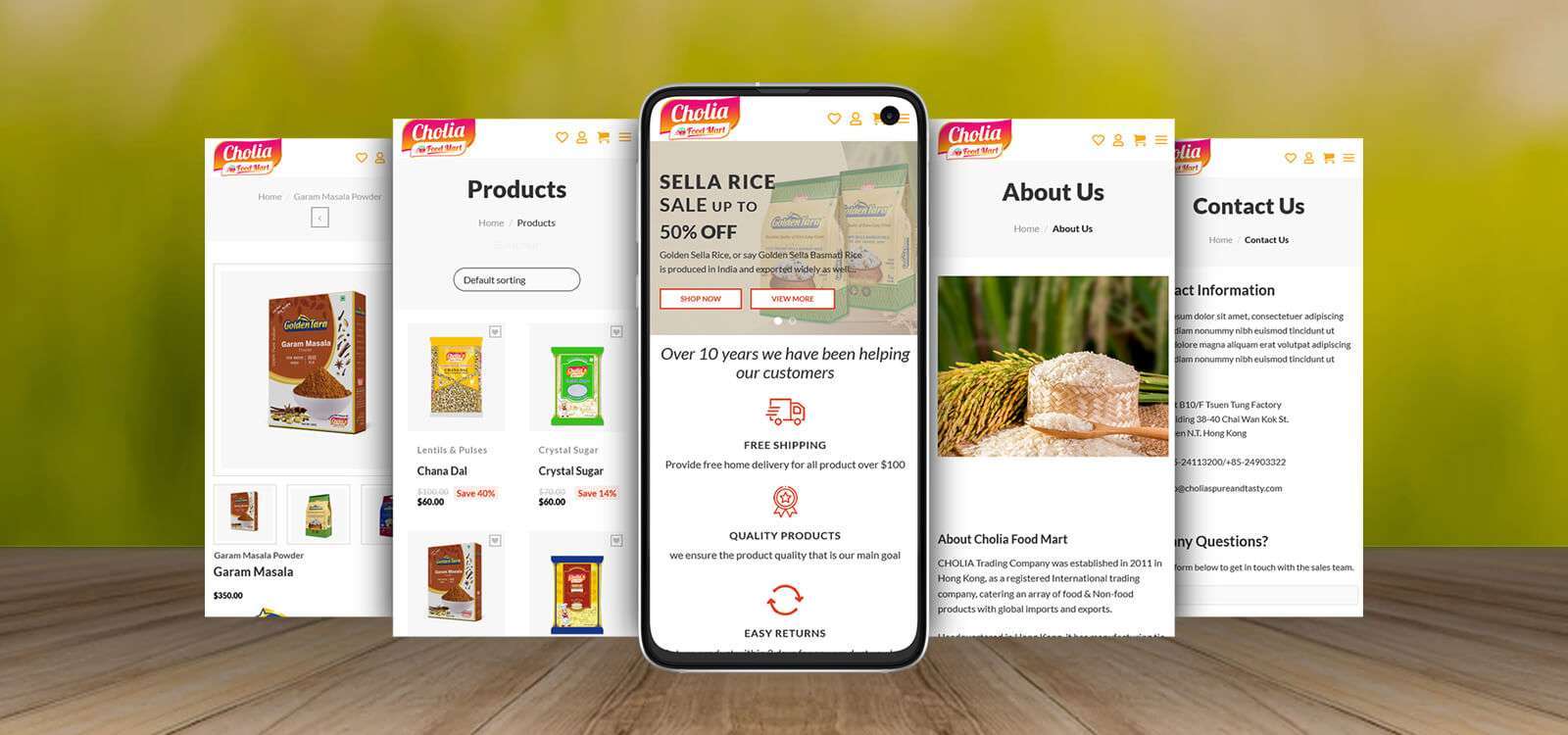 Ecommerce Website For Online Grocery Shop
