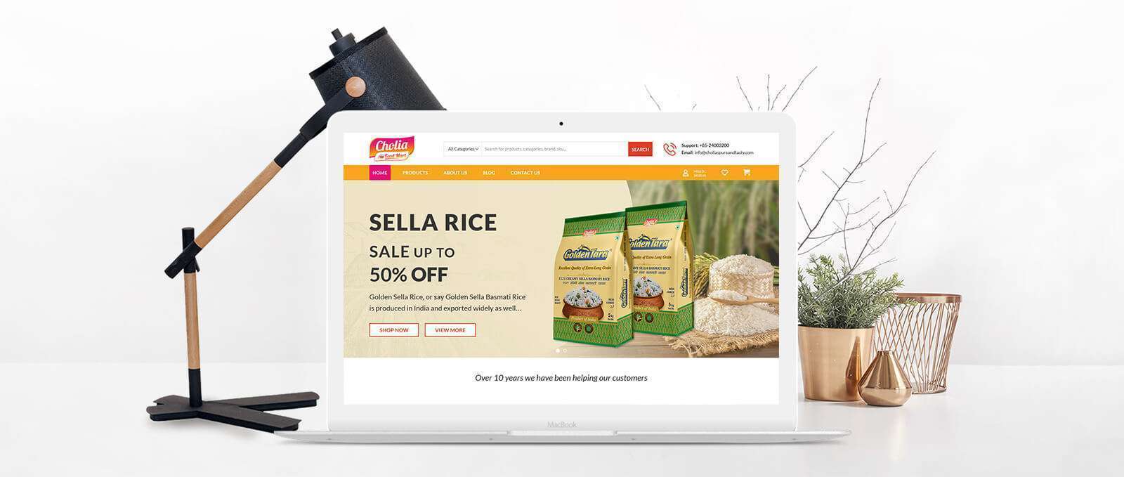 Ecommerce Website For Online Grocery Shop