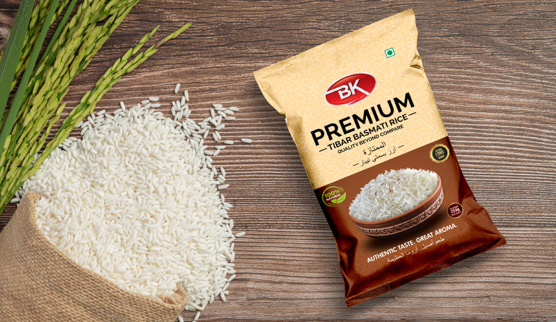 Packaging Design For Rice Brand