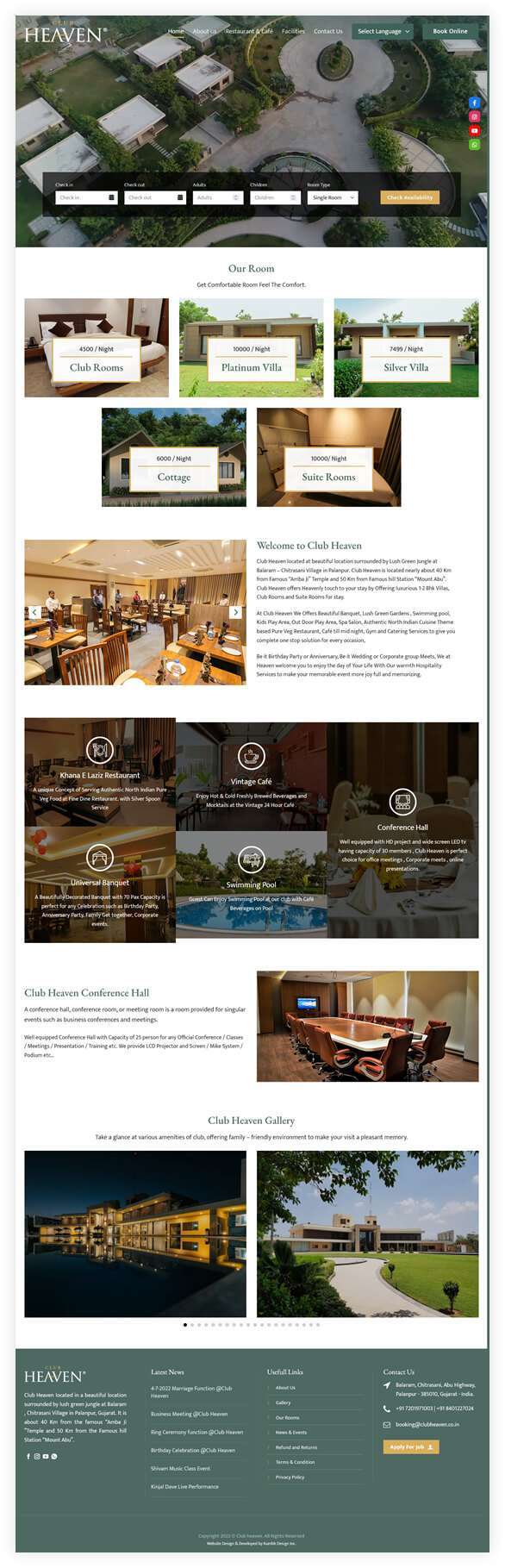 Web Development For Resorts