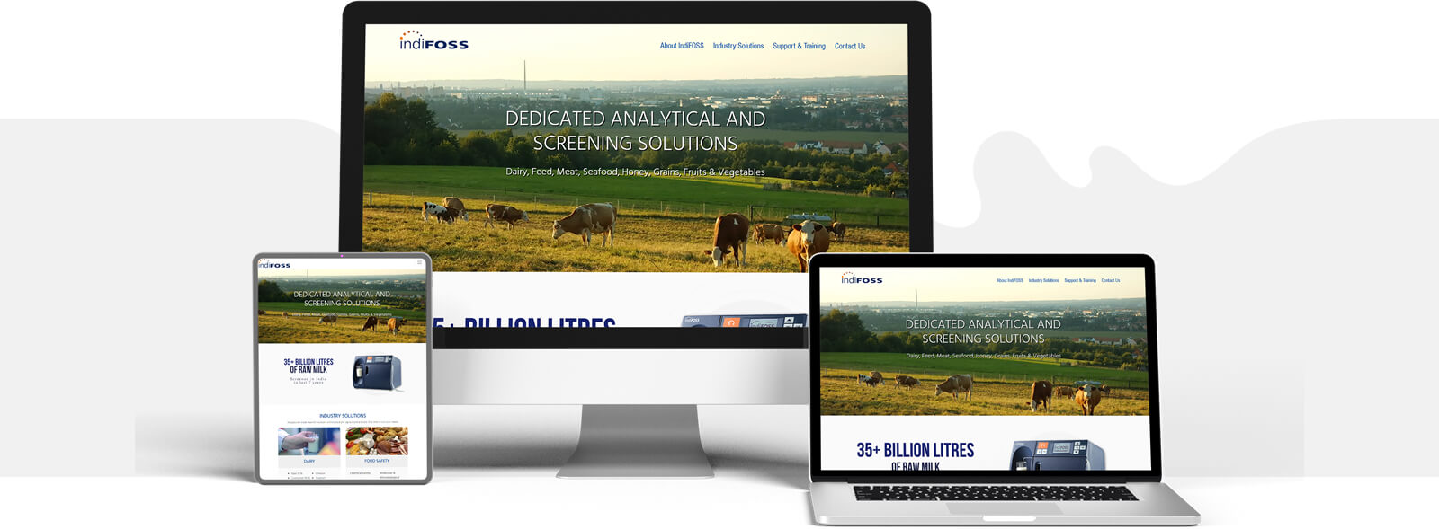Website Design For Dairy Industry
