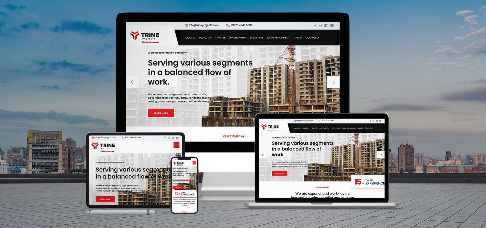 Website Development For Construction Company