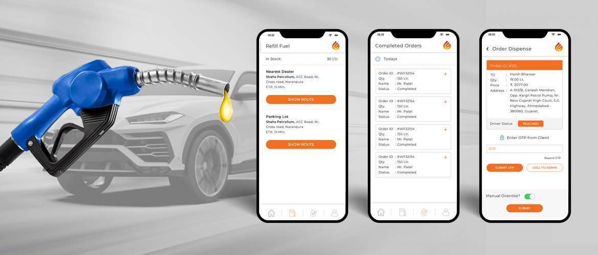 Fuel Delivery Startup Mobile App Development